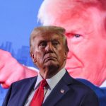 FILE PHOTO: Republican presidential nominee and former U.S. President Donald Trump attends his campaign rally at Van Andel Arena in Grand Rapids, Michigan, U.S., November 5, 2024. REUTERS/Brian Snyder/File Photo